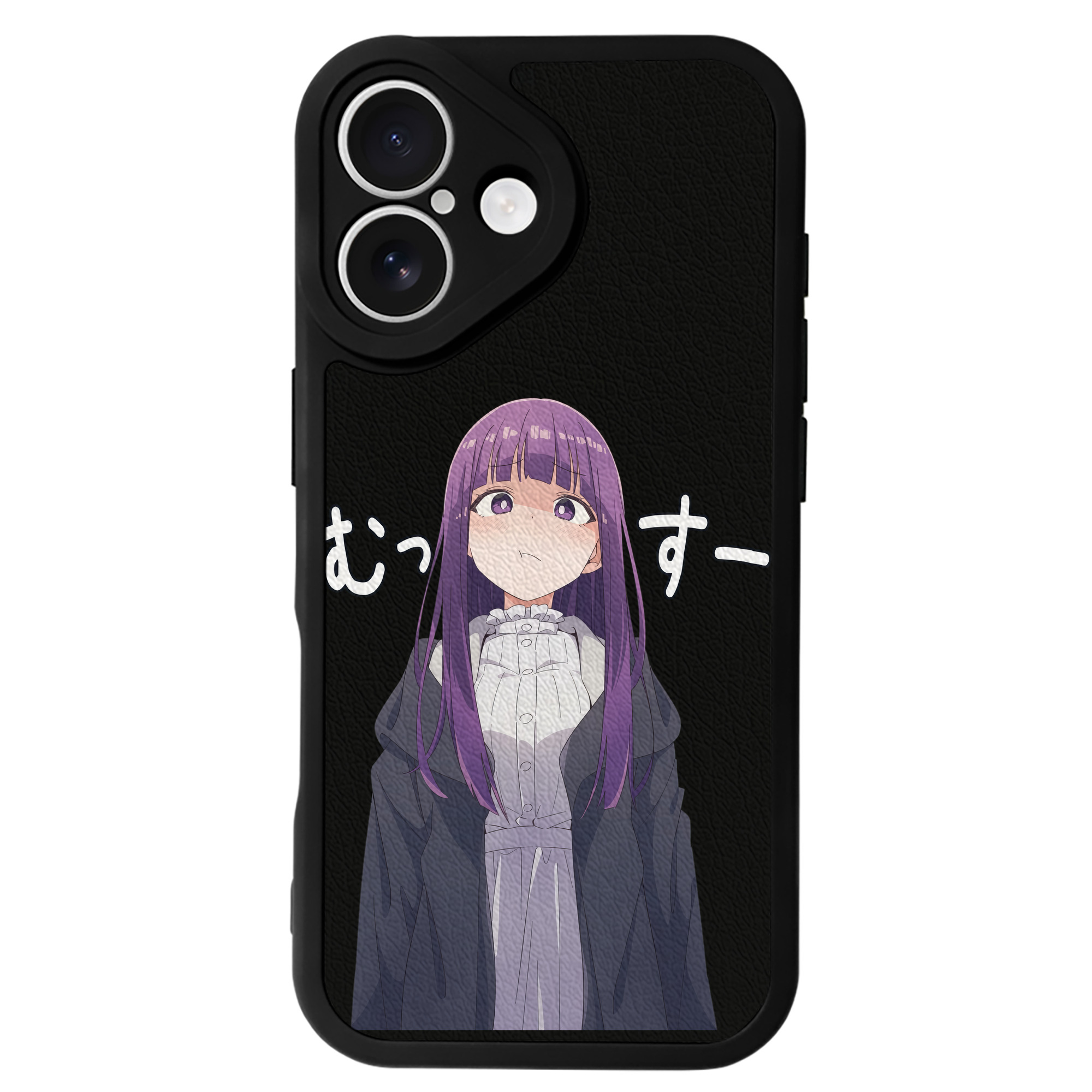 （画像用） 葬送のフリーレン Frieren 【iPhone 16シリーズ対応】シリコンスマホケース（レザー調） 材質：シリコン